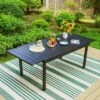 Captiva Designs 9pc Steel Outdoor Patio Dining Set With Extendable Table & Wicker Rattan Chairs With Cushions -Crosley Shop GUEST f44c0042 f740 44cc 8898 baae441d945e