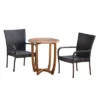 Camden 3pc Acacia & Wicker Bistro Set - Brown - Christopher Knight Home -Crosley Shop GUEST f60d2145 7976 4d41 bf63 3fd0f78da62b