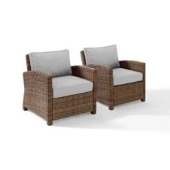 Bradenton 2pc Outdoor Wicker Armchair Set - Crosley -Crosley Shop GUEST f631b4c5 826b 4dcb a711 6364ac58f99b