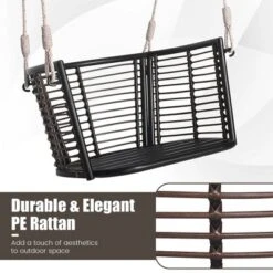Costway Patio Hanging Rattan Basket Chair Swing Hammock Chair With Seat Cushion 16 Costway Patio Hanging Rattan Basket Chair Swing Hammock Chair With Seat Cushion -Crosley Shop GUEST f756d83d 55f3 4c51 9bab c6cf9deb4357
