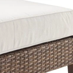 Capella 2pk Outdoor Wicker Ottomans - Cream/Brown - Crosley -Crosley Shop GUEST f76a8125 07c6 45f3 93e7 ea8ba37b362e