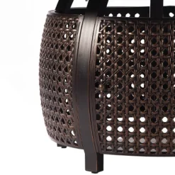 5pc Outdoor Fire Table Set With Weave 44" Round Fire Table, 4 Deep Seating Swivel Rocking Chairs & Table Fabric Covers - Oakland Living -Crosley Shop GUEST f79d456b 8f03 4dfe a34b 7d6dc3cb2f63 2