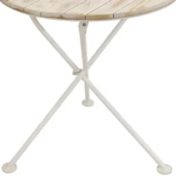 Sunnydaze Decor Sunnydaze Indoor/Outdoor French Country Chestnut Wood Folding Round Bistro Table - 28"- White 14 Sunnydaze Decor Sunnydaze Indoor/Outdoor French Country Chestnut Wood Folding Round Bistro Table - 28"- White -Crosley Shop GUEST f7d534dc cc0b 4909 9e4b c8ab84b7e12c