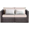 Costway 2PCS Patio Rattan Corner Sofa Sectional Furniture Cushion -Crosley Shop GUEST f83b45e1 6417 490d 8d43 ac2a3b964a93