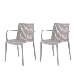 Milos 2pk Stackable Outdoor Arm Chairs - Lagoon 16 Milos 2pk Stackable Outdoor Arm Chairs - Lagoon -Crosley Shop GUEST f9a25dc8 207b 463a 9890 5f1113e9a76d