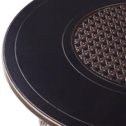 5pc Outdoor Fire Table Set With Weave 44" Round Fire Table, 4 Deep Seating Swivel Rocking Chairs & Table Fabric Covers - Oakland Living -Crosley Shop GUEST fa9e4a0f f3ed 43f0 8f79 6e02248125b7 2