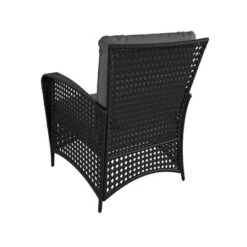 2pk Steel Woven Wicker Lounge Chairs With Cushions - Black/Gray - Room & Joy -Crosley Shop GUEST fb64c7b8 4d67 4ce7 9a4a 743bd4111252