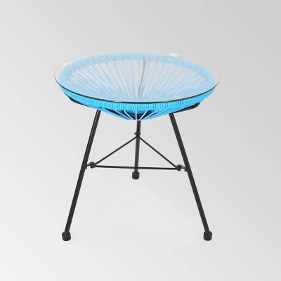 Nusa Faux Rattan Modern Side Table - Christopher Knight Home 9 Nusa Faux Rattan Modern Side Table - Christopher Knight Home - Image 7